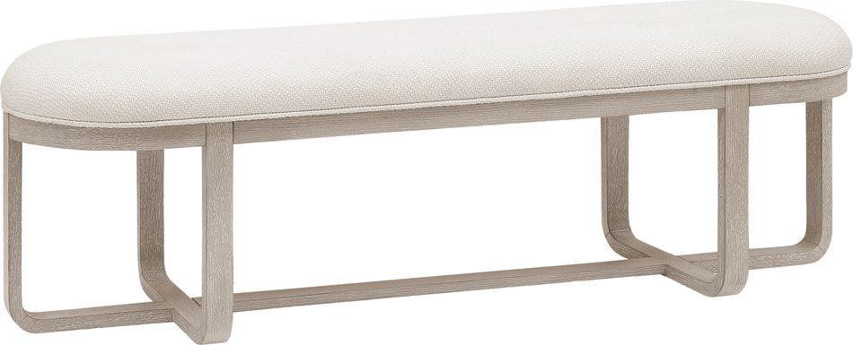 Canyon Light Gray Dining Bench