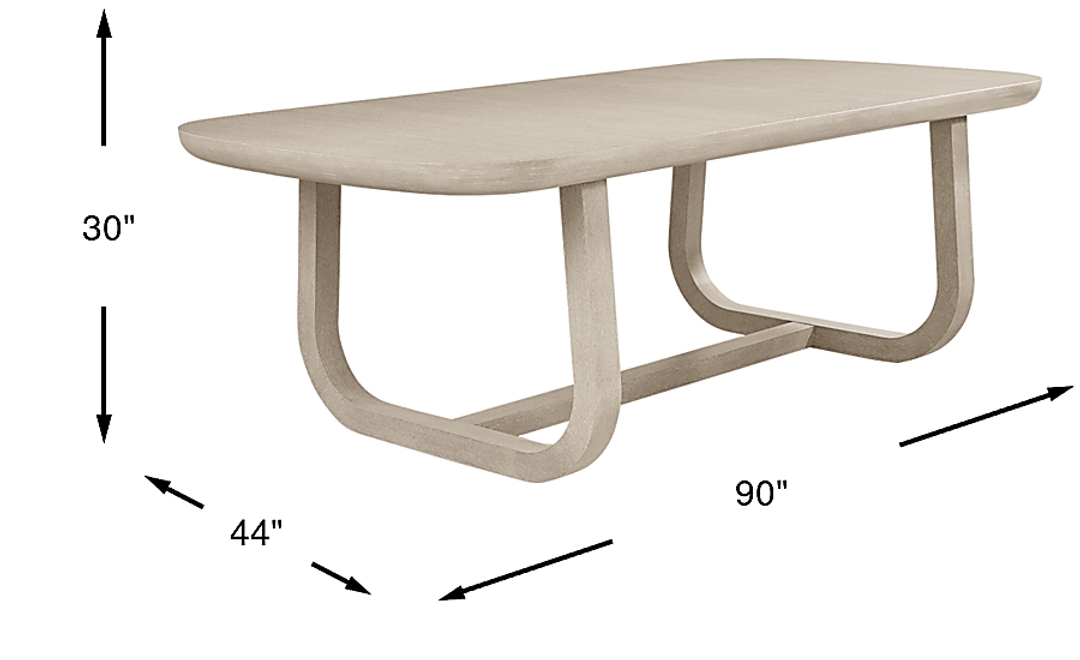 Canyon Light Gray Dining Table