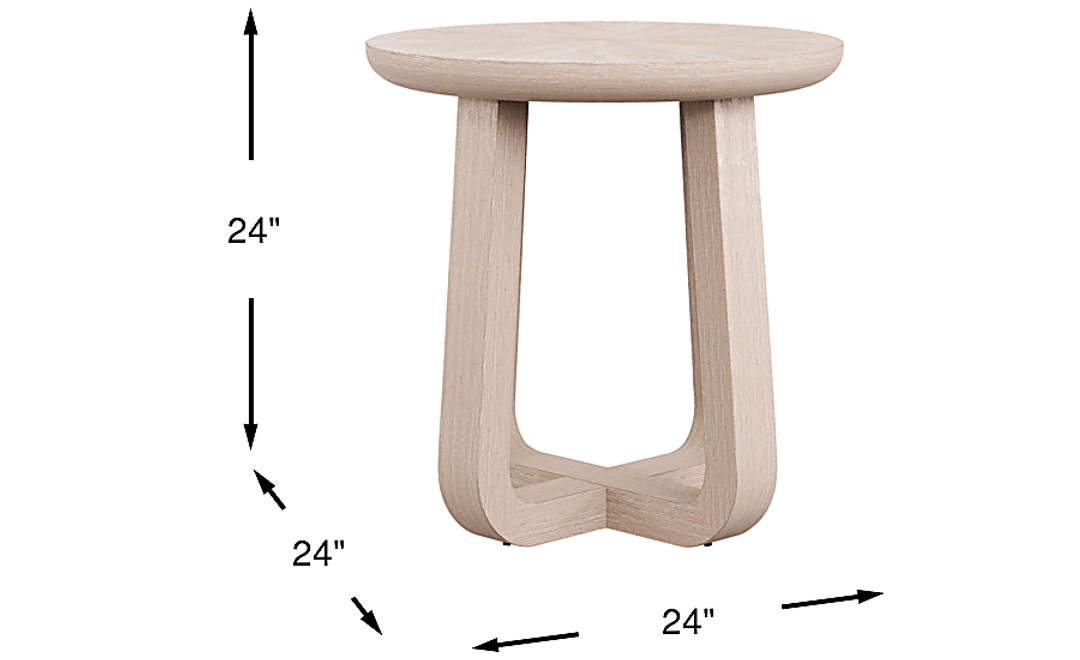 Canyon Light Gray End Table