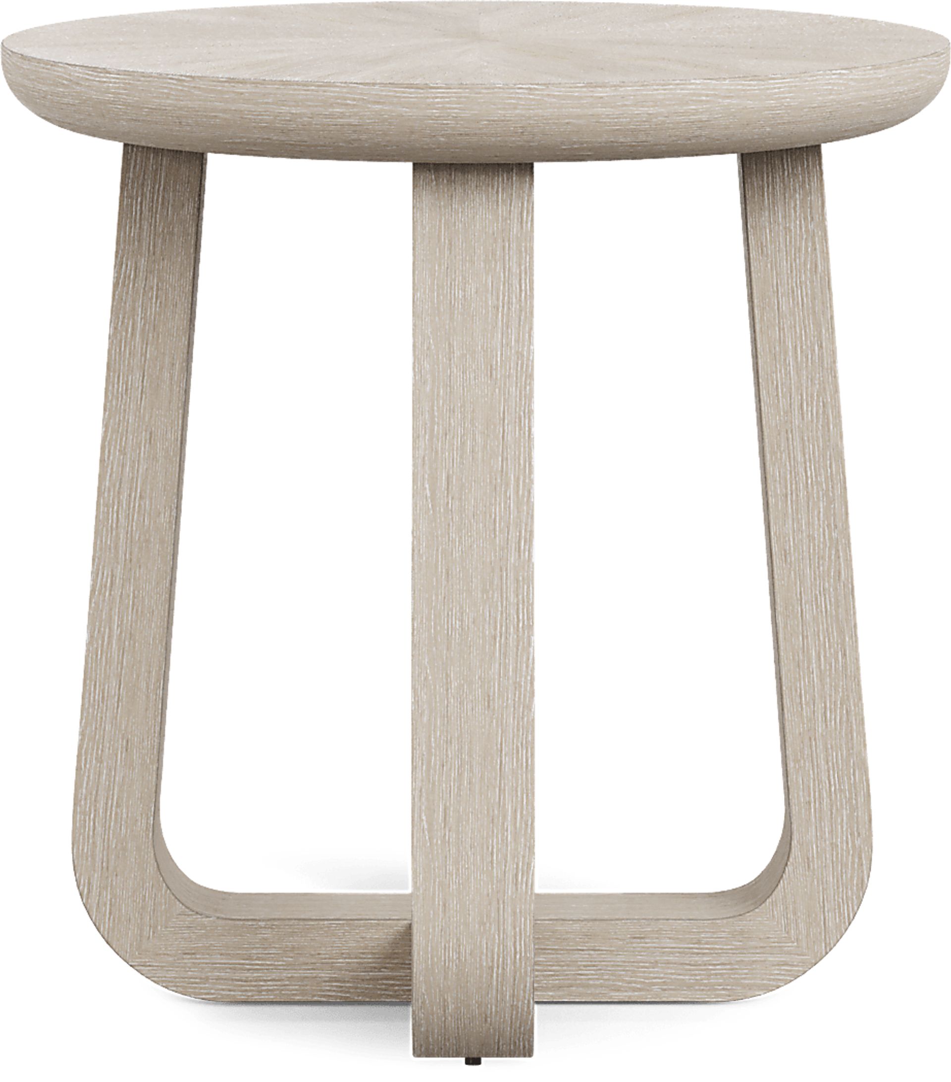 Canyon Light Gray Round End Table - Image 2