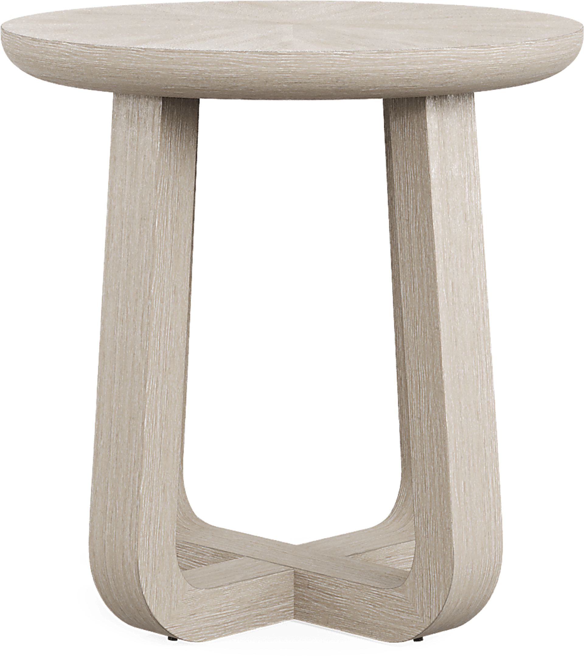 Canyon Light Gray Round End Table - Image 1
