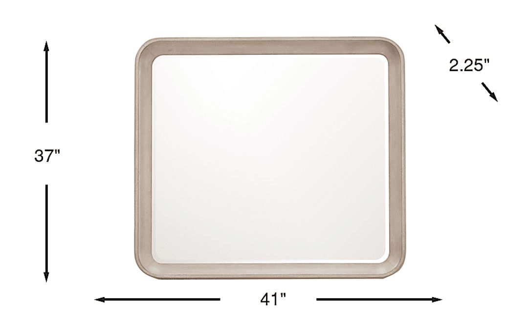 Canyon Light Gray Mirror