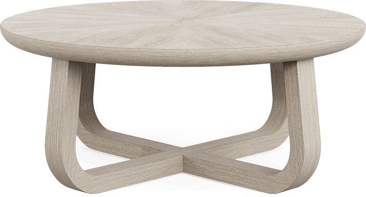 Canyon Light Gray Round Cocktail Table
