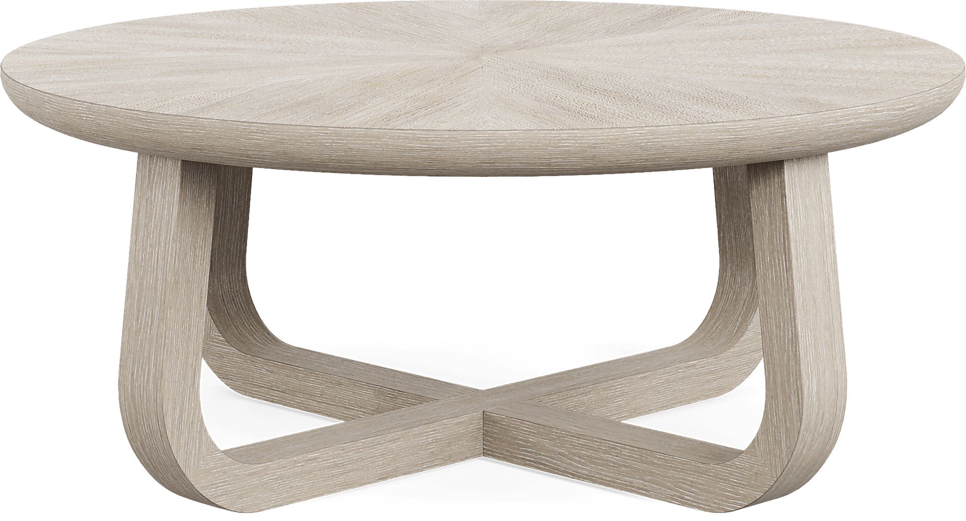 Canyon Light Gray Round Cocktail Table - Image 1