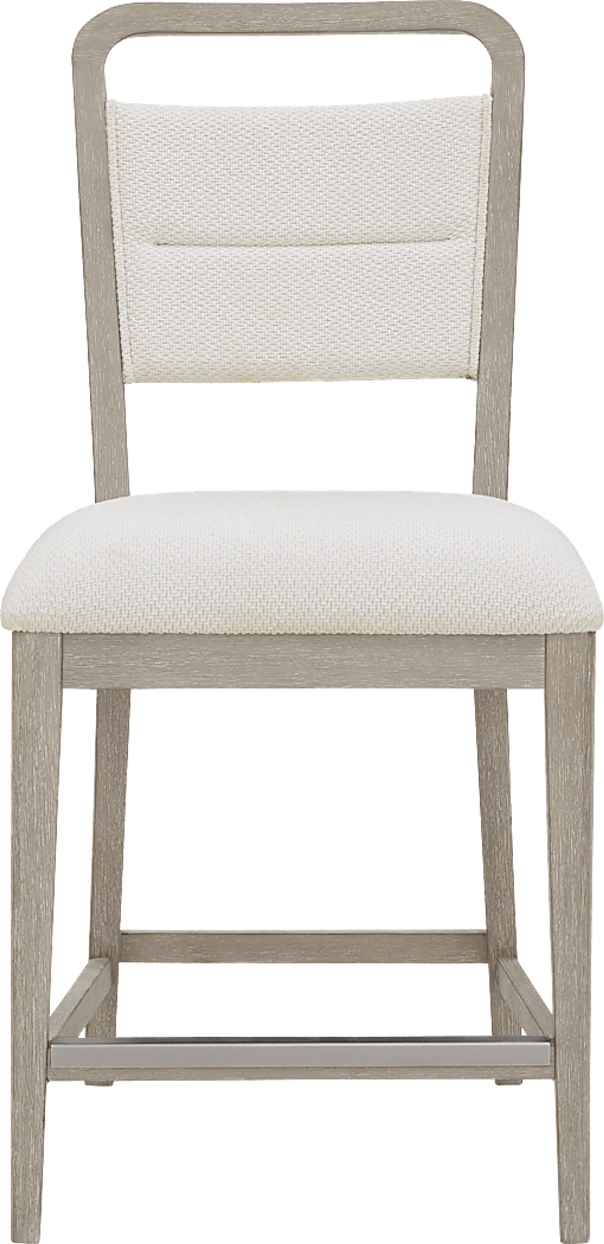 Canyon Light Gray Upholstered Counter Stool - Image 3