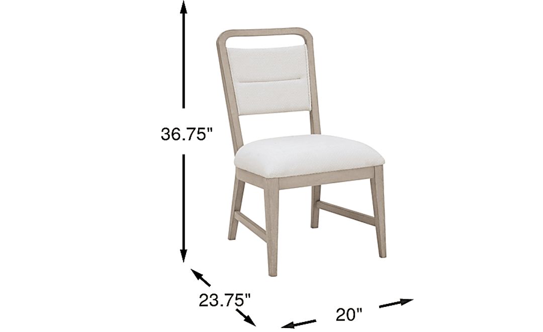 Canyon Light Gray Upholstered Side Chair