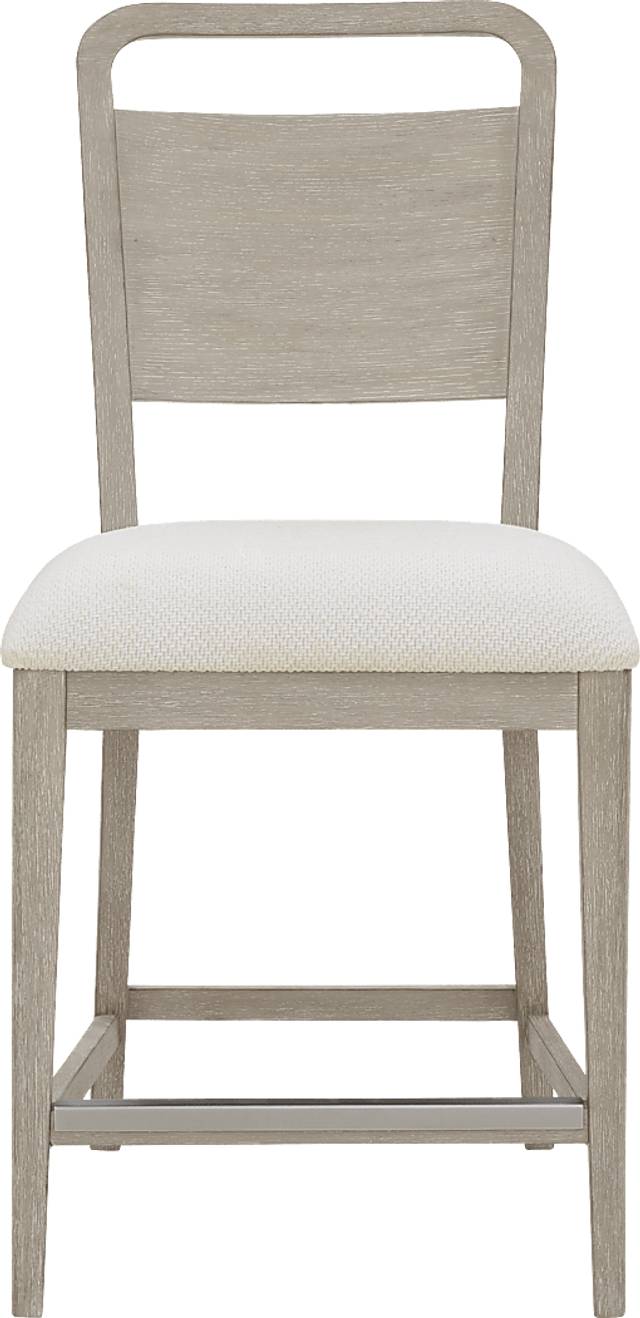 Canyon Light Gray Wood Back Counter Stool - Thumbnail - Image 3