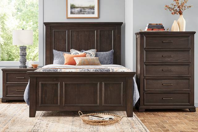 Canyon River Java 5 Pc King Panel Bedroom - Thumbnail - Image 1