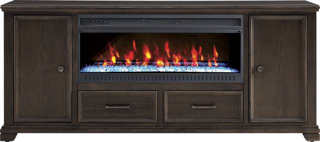 Canyon River Java 81 in. Console with Electric Fireplace - Thumbnail - Image 1