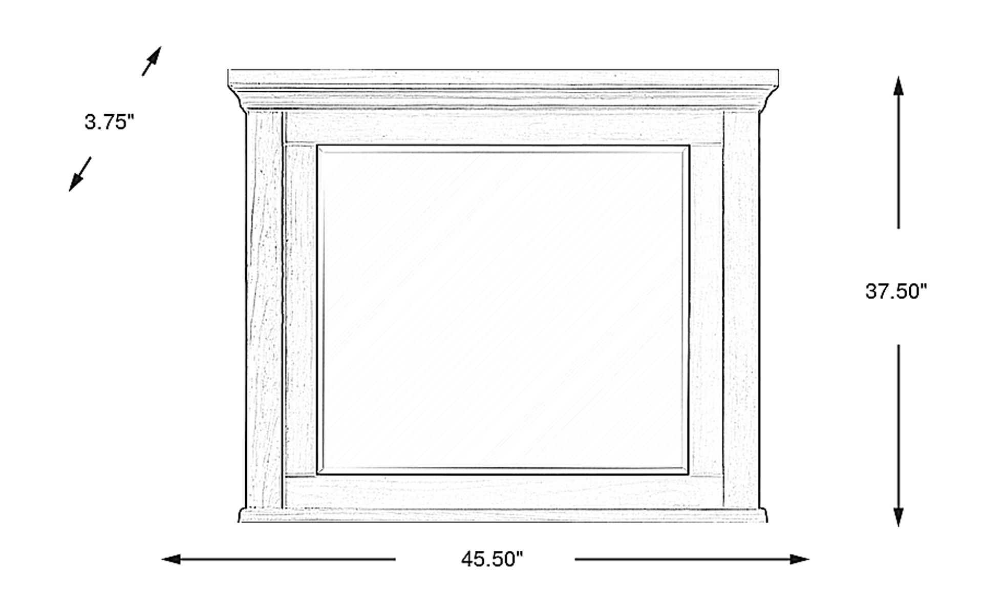 Dimension Image. Please refer to the Dimension Tab on this page for dimension details.