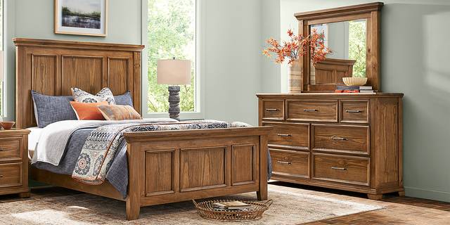 Canyon River Sandstone 3 Pc King Panel Bed - Thumbnail - Image 2