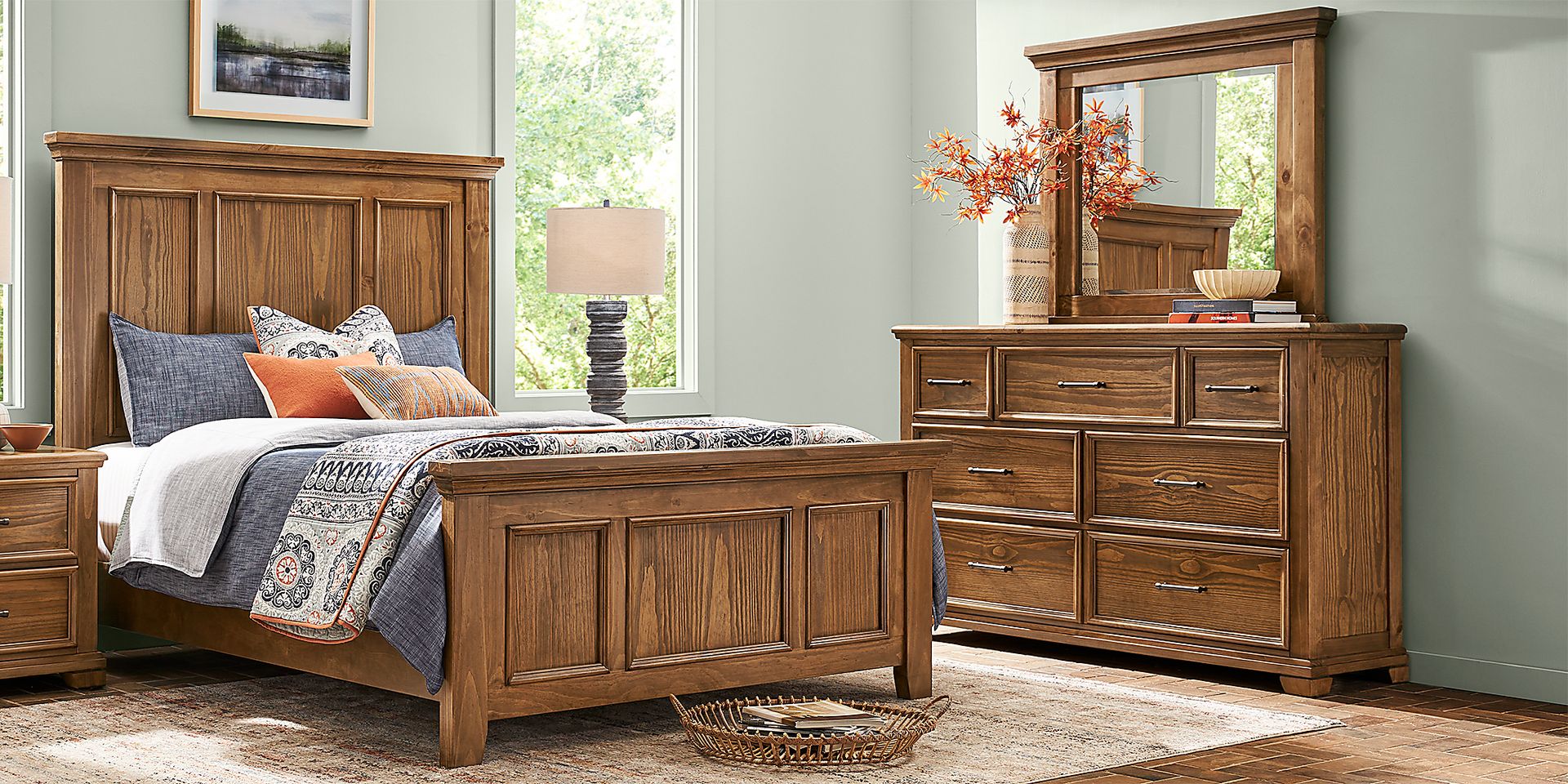 Canyon River Sandstone 3 Pc King Panel Bed - Image 2