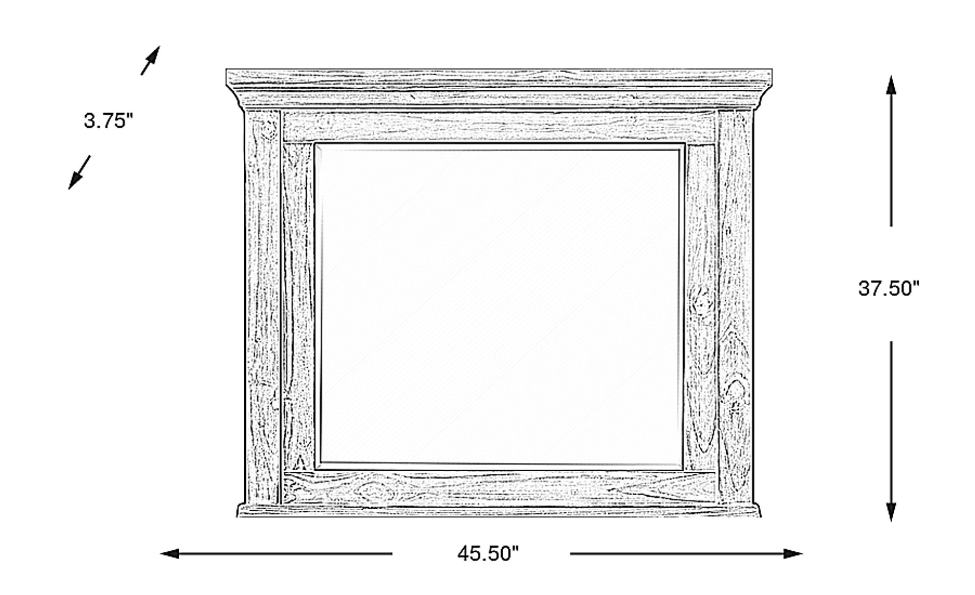 Dimension Image. Please refer to the Dimension Tab on this page for dimension details.