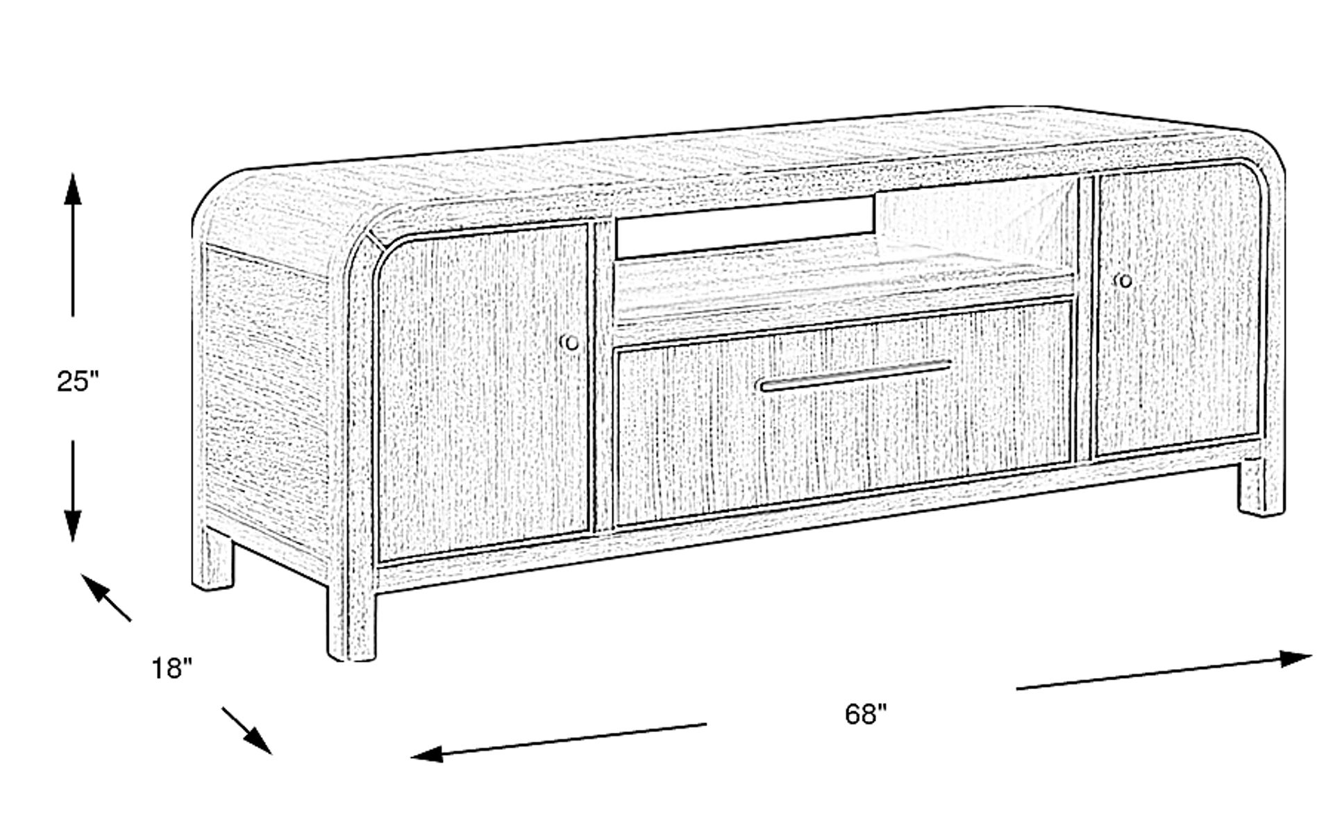Dimension Image. Please refer to the Dimension Tab on this page for dimension details.