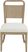 Canyon Sand 5 Pc Dining Room with Panel Back Chairs