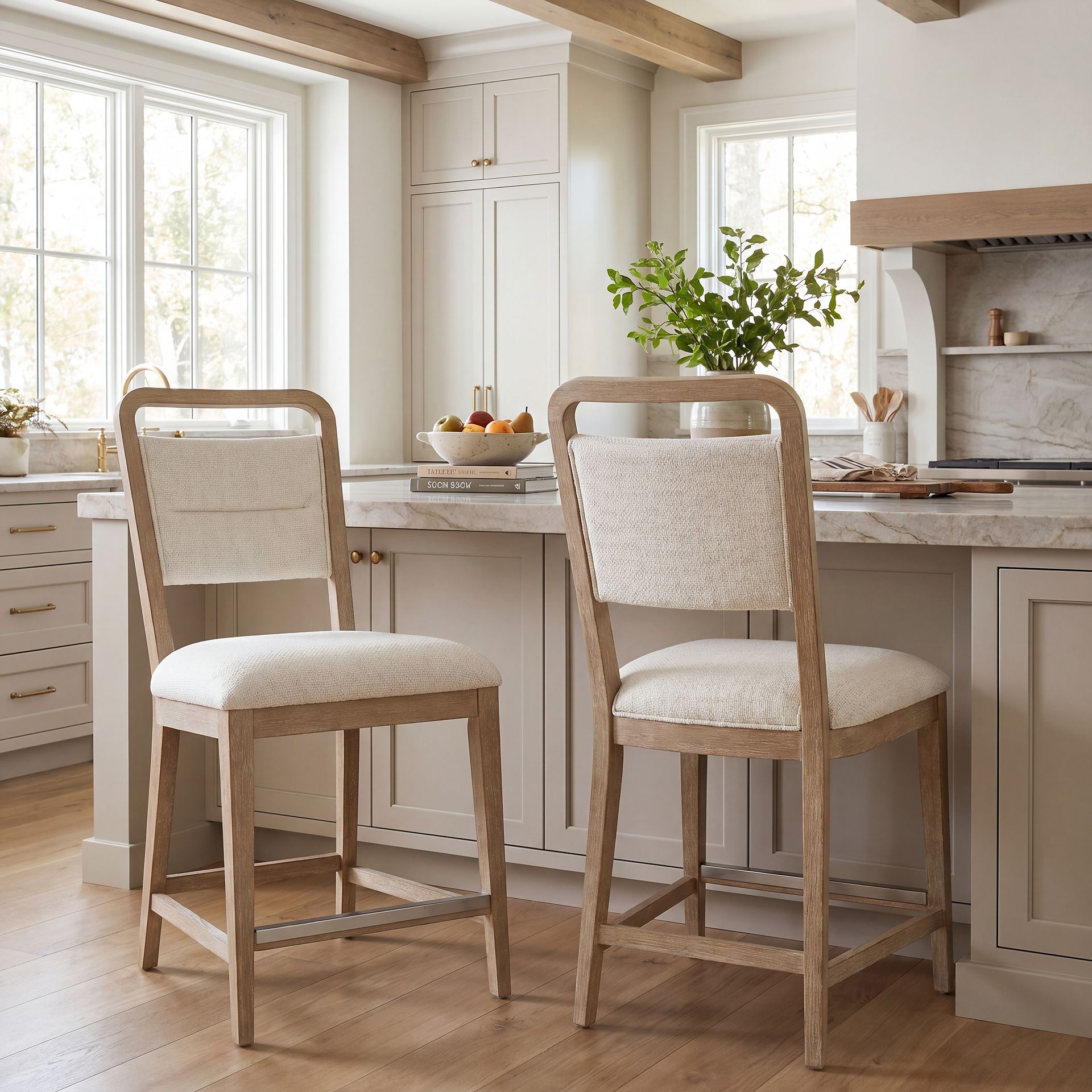 Canyon Sandstone Upholstered Counter Height Stool - Image 5