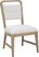 Canyon Sand 5 Pc Round Dining Room with Upholstered Chairs