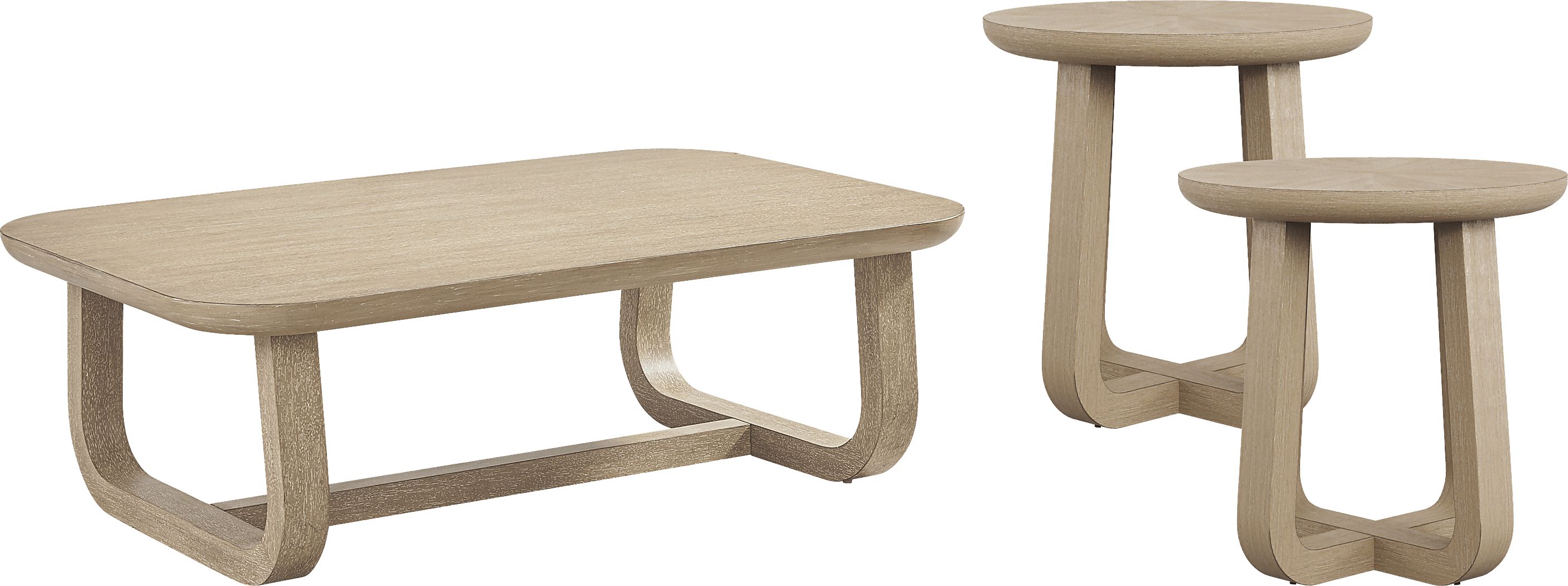 Canyon Sandstone 3 Pc Occasional Table Set