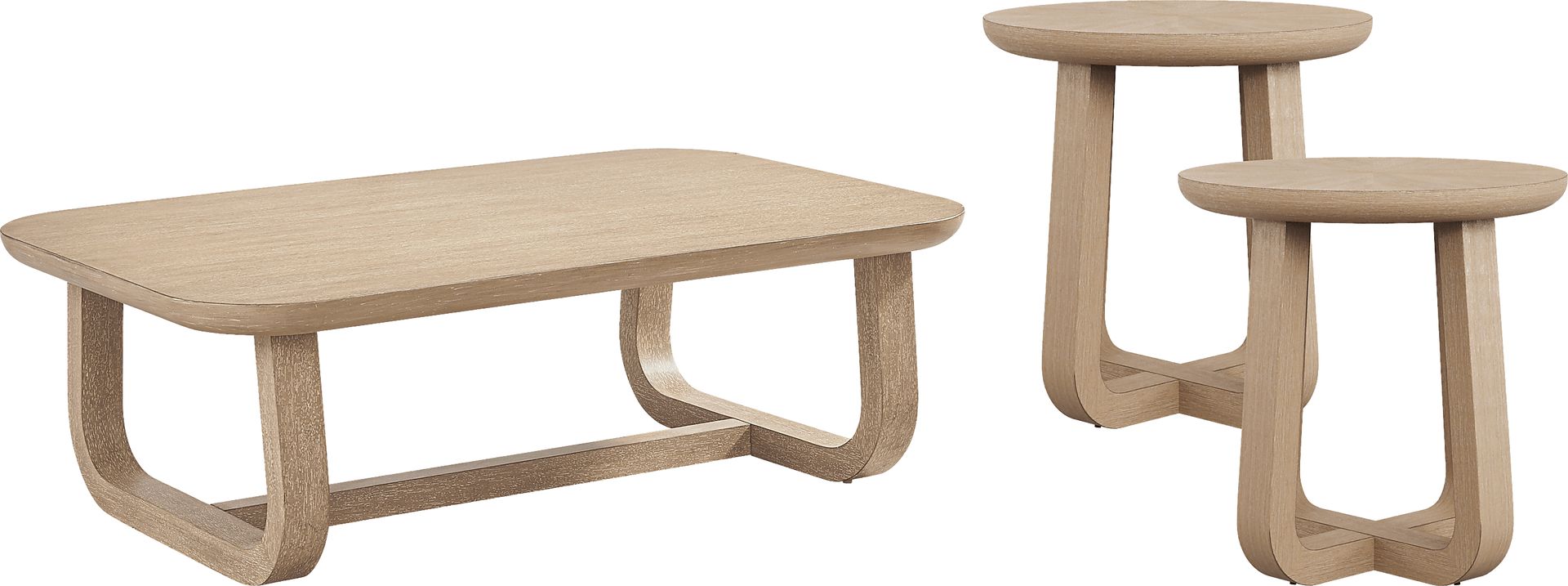 Canyon Sandstone 3 Pc Table Set - Image 1