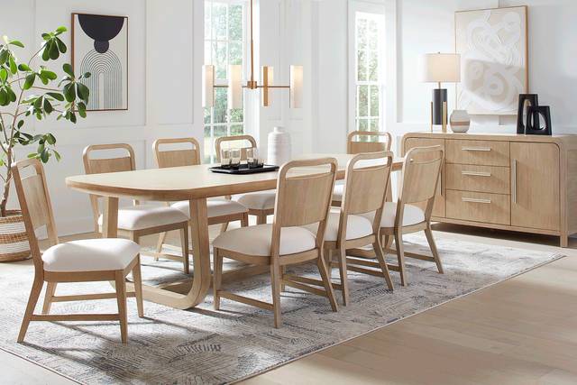 Canyon Sandstone 5 Pc Dining Room with Panel Back Chairs - Thumbnail - Image 1