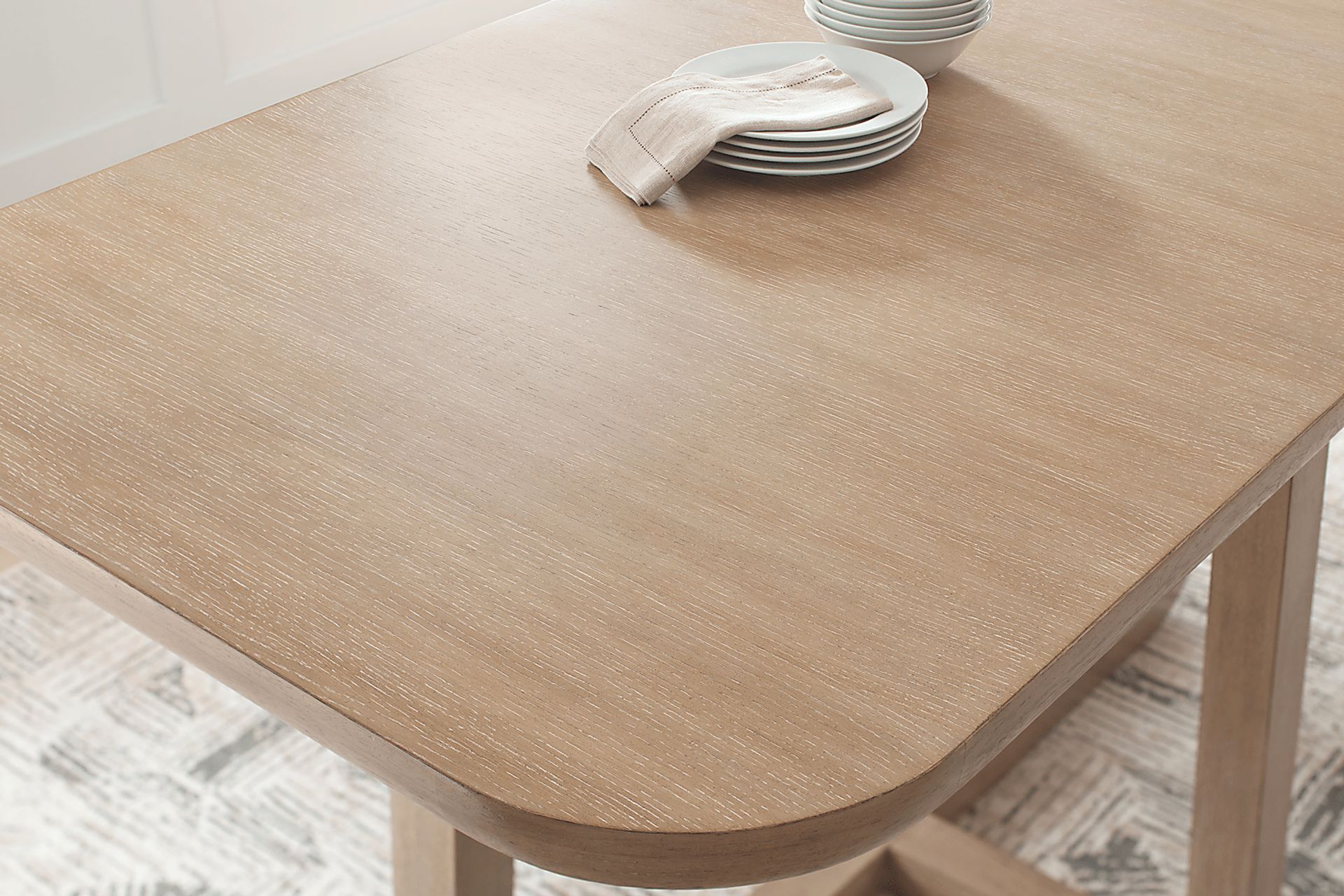 Canyon Sandstone 5 Pc Counter Height Dining Room with Upholstered Chairs - Image 3