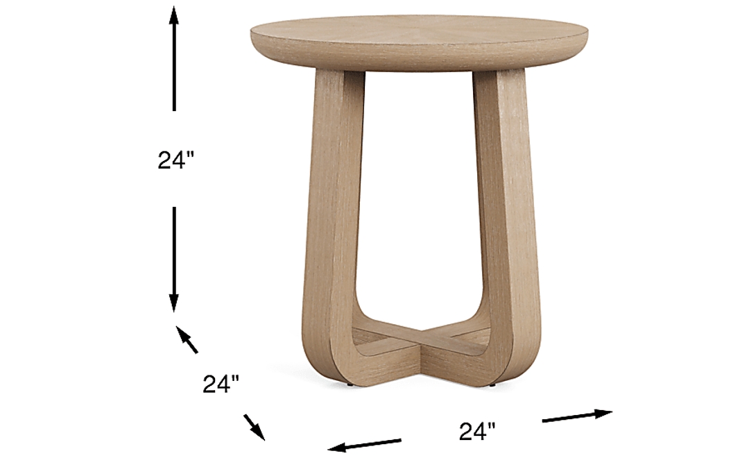 Canyon Sandstone End Table