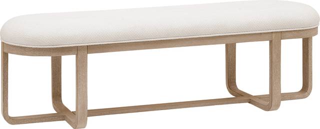 Canyon Sandstone Upholstered Dining Bench - Thumbnail - Image 1