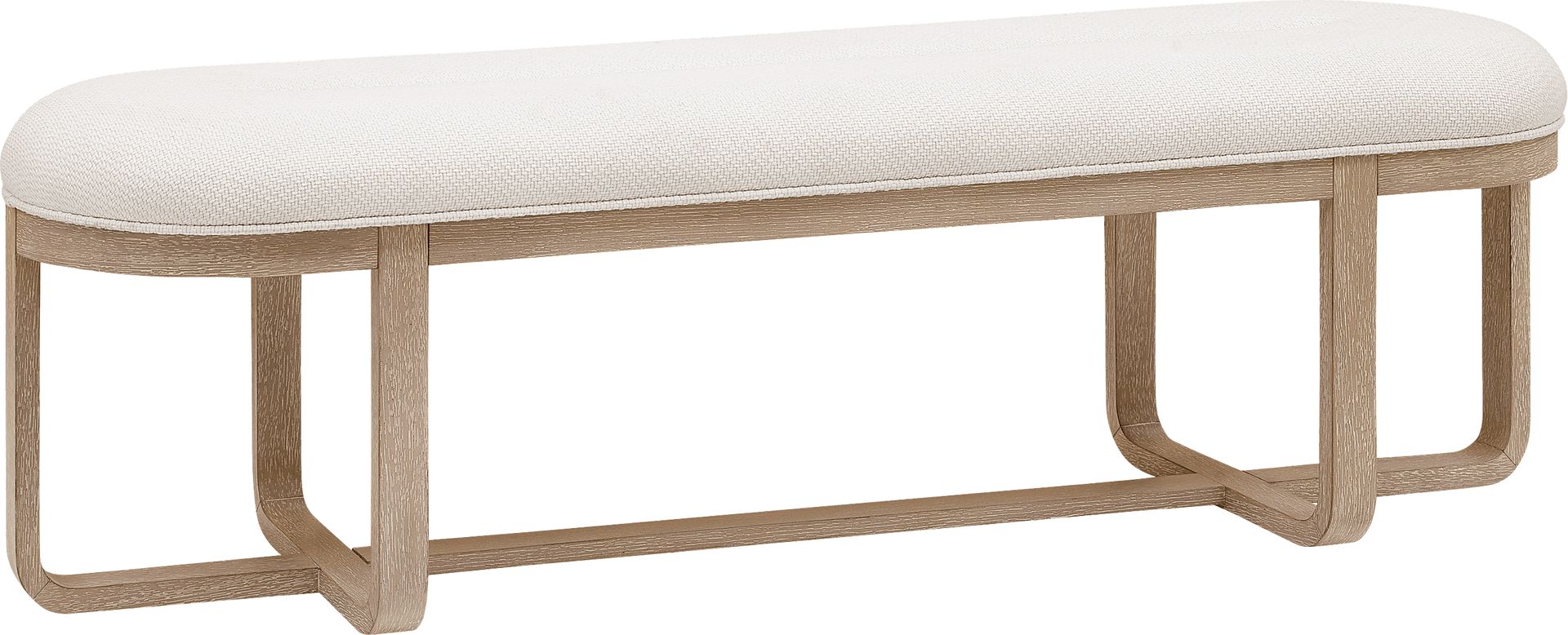 Canyon Sandstone Upholstered Dining Bench - Image 1