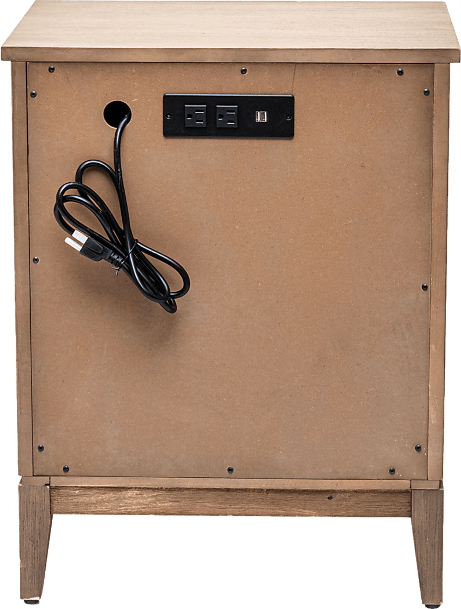 Caoshe Gray/Green Nightstand - Image 7