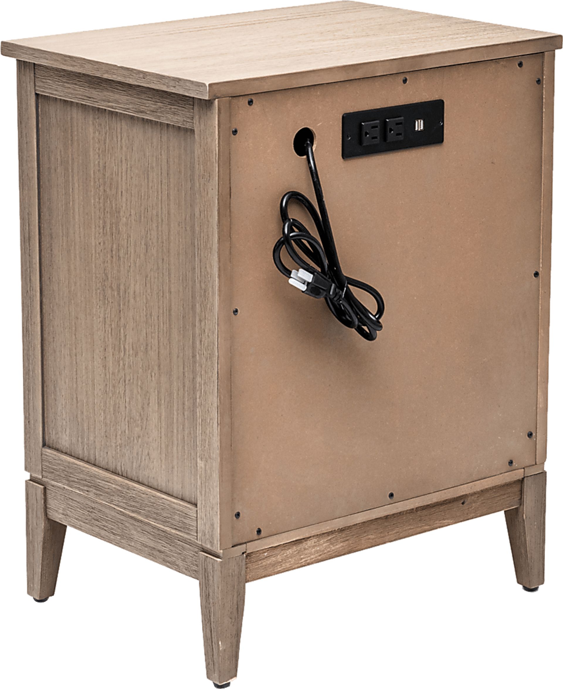 Caoshe Gray/Green Nightstand - Image 8