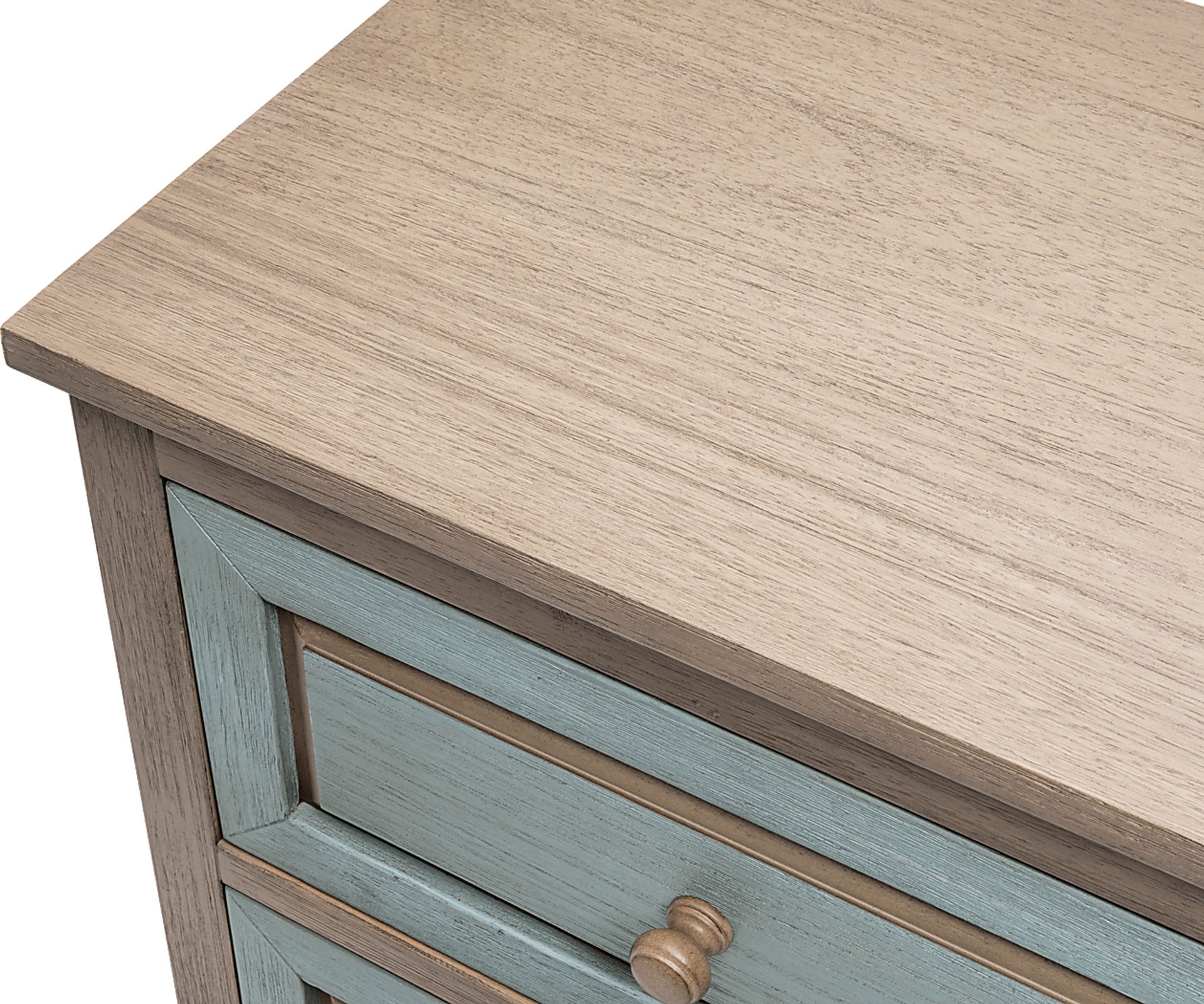 Caoshe Gray/Green Nightstand - Image 5