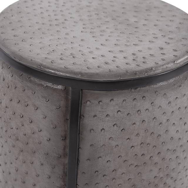 Capaci Gray Accent Stool - Thumbnail - Image 2