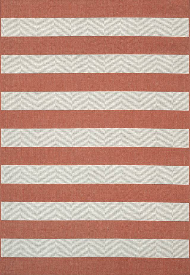 Cape Bay Orange  6'6 x 9'6 Indoor/Outdoor Rug - Thumbnail - Image 1