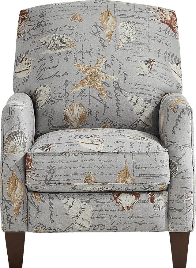 Cape Charles Gray Push Back Recliner - Thumbnail - Image 2