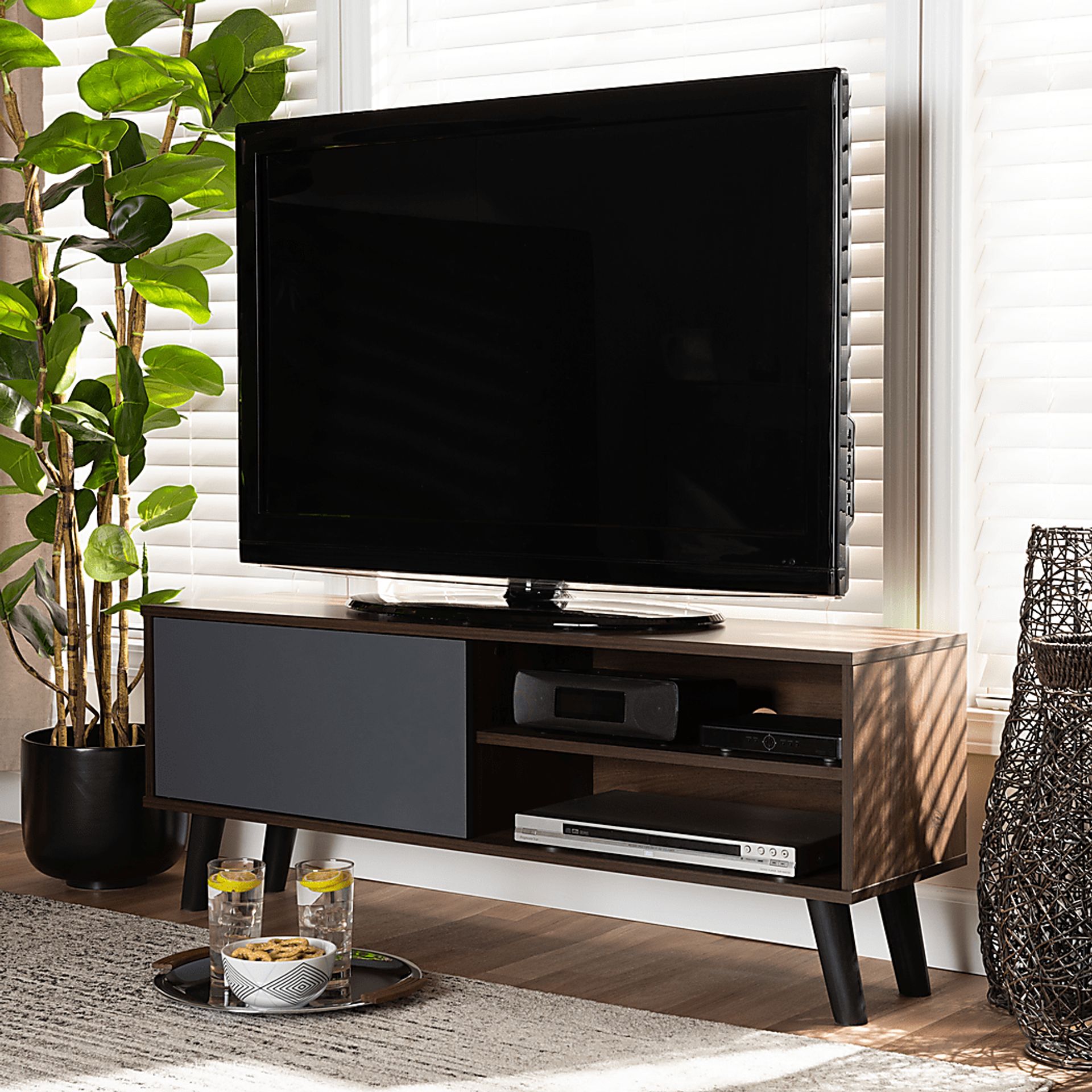 Capedeville Walnut 47 in. Console - Image 6