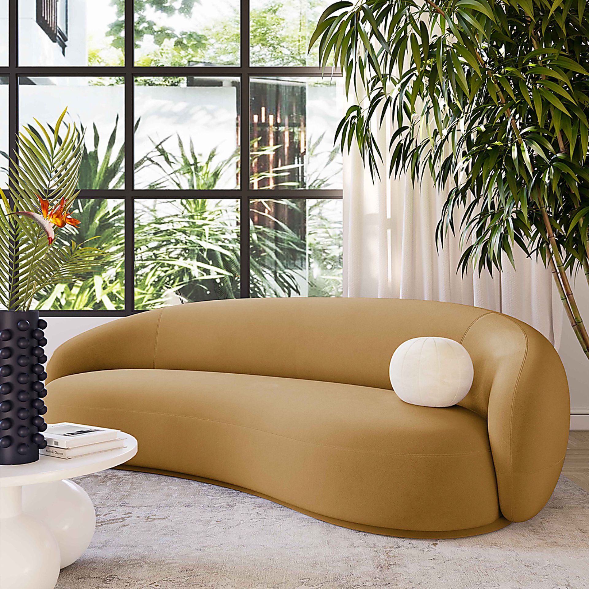 Caperiole Cognac Sofa - Image 2