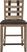 Caperton Brown Counter Height Stool