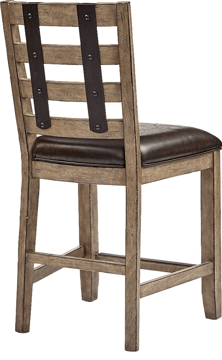 Caperton Brown Counter Height Stool