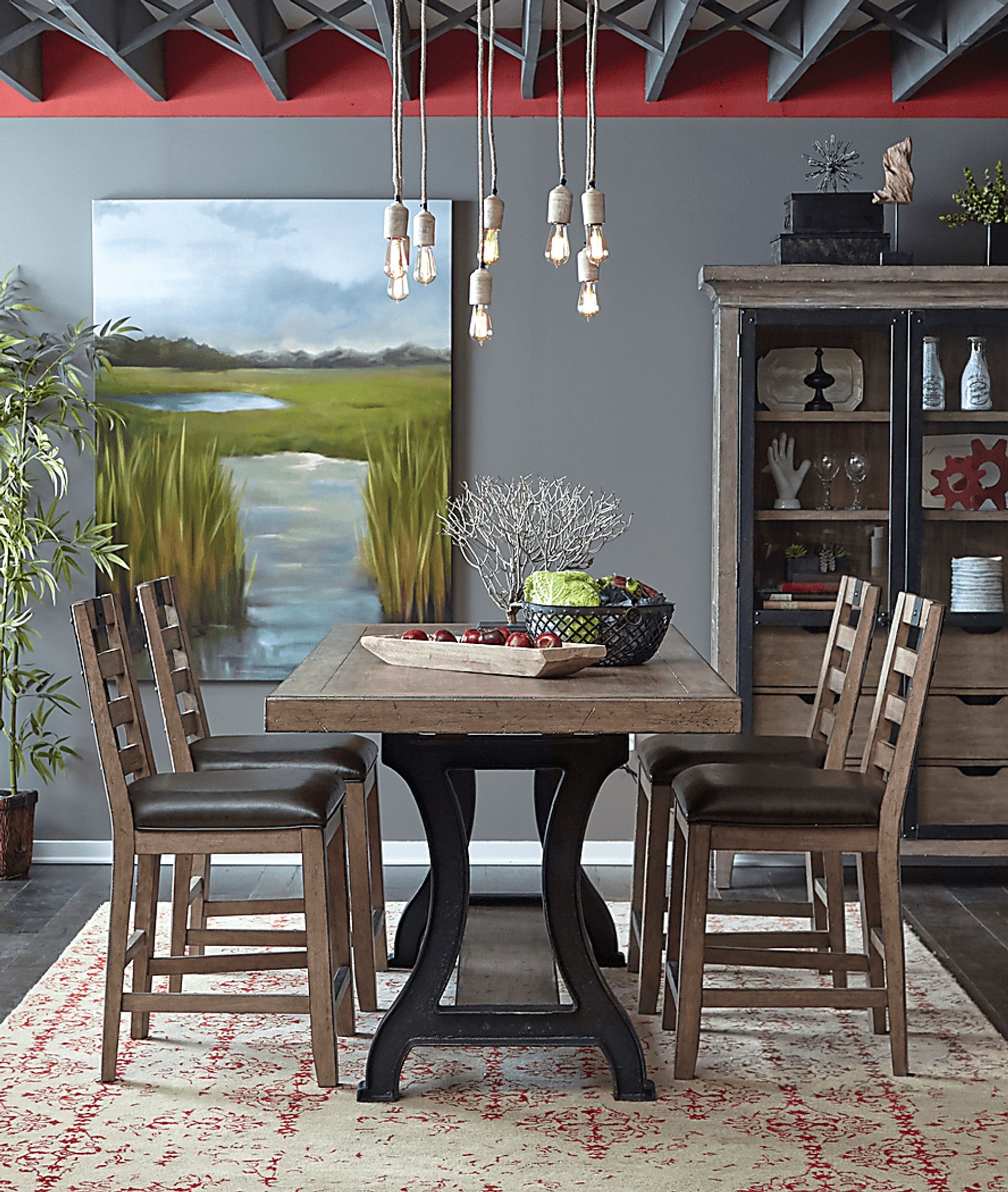 Caperton Brown Counter Height Stool - Image 6
