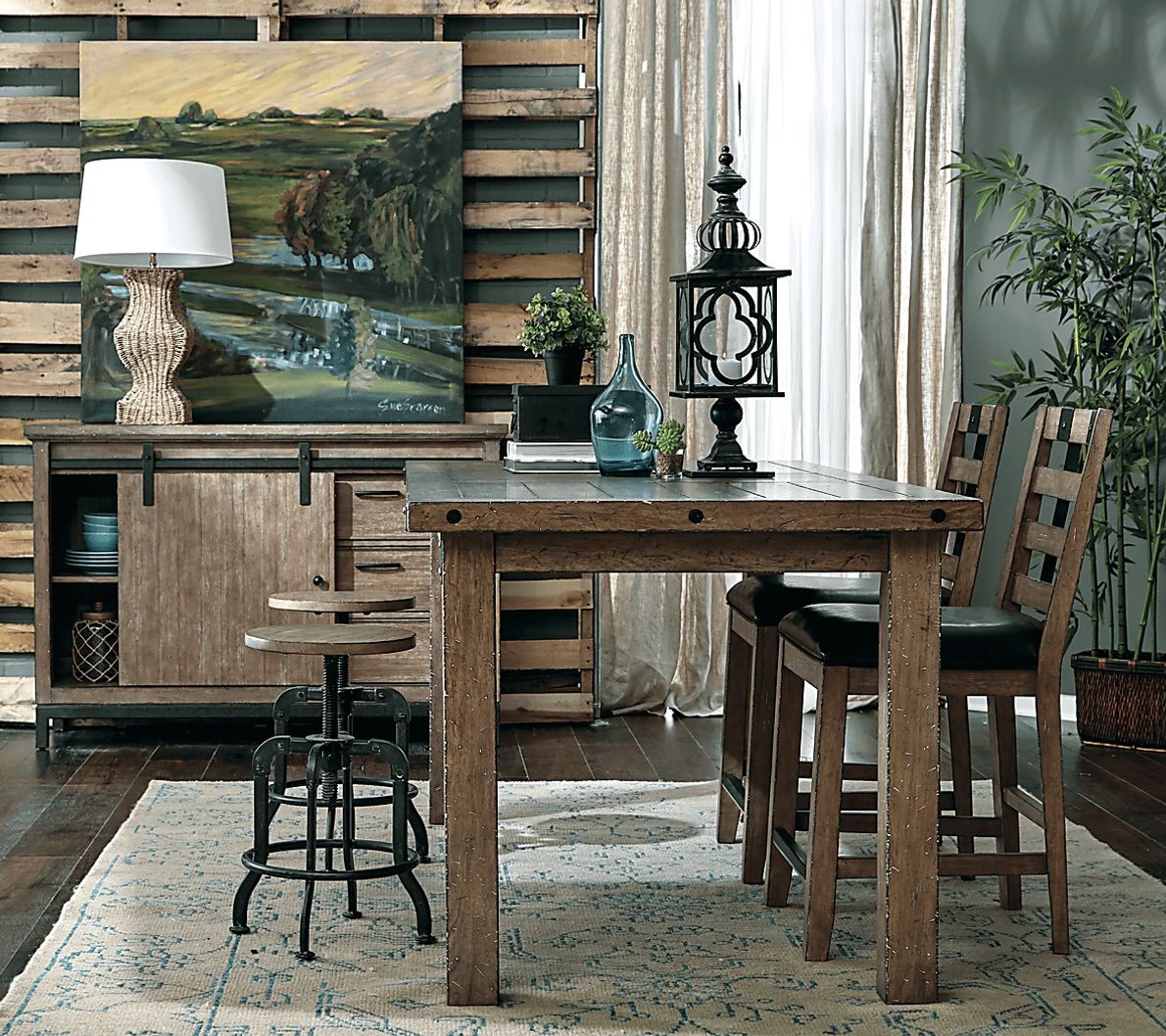 Caperton Brown Counter Height Stool