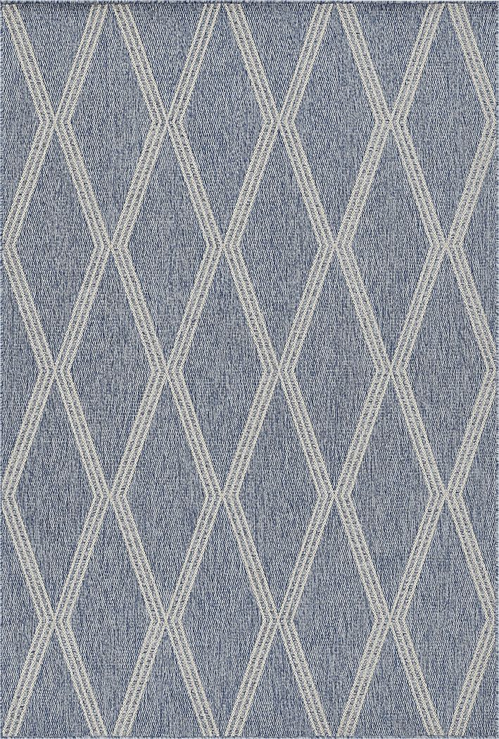 Capitello Blue 8' x 10' Indoor/Outdoor Rug