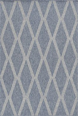 Capitello Blue 8' x 10' Indoor/Outdoor Rug