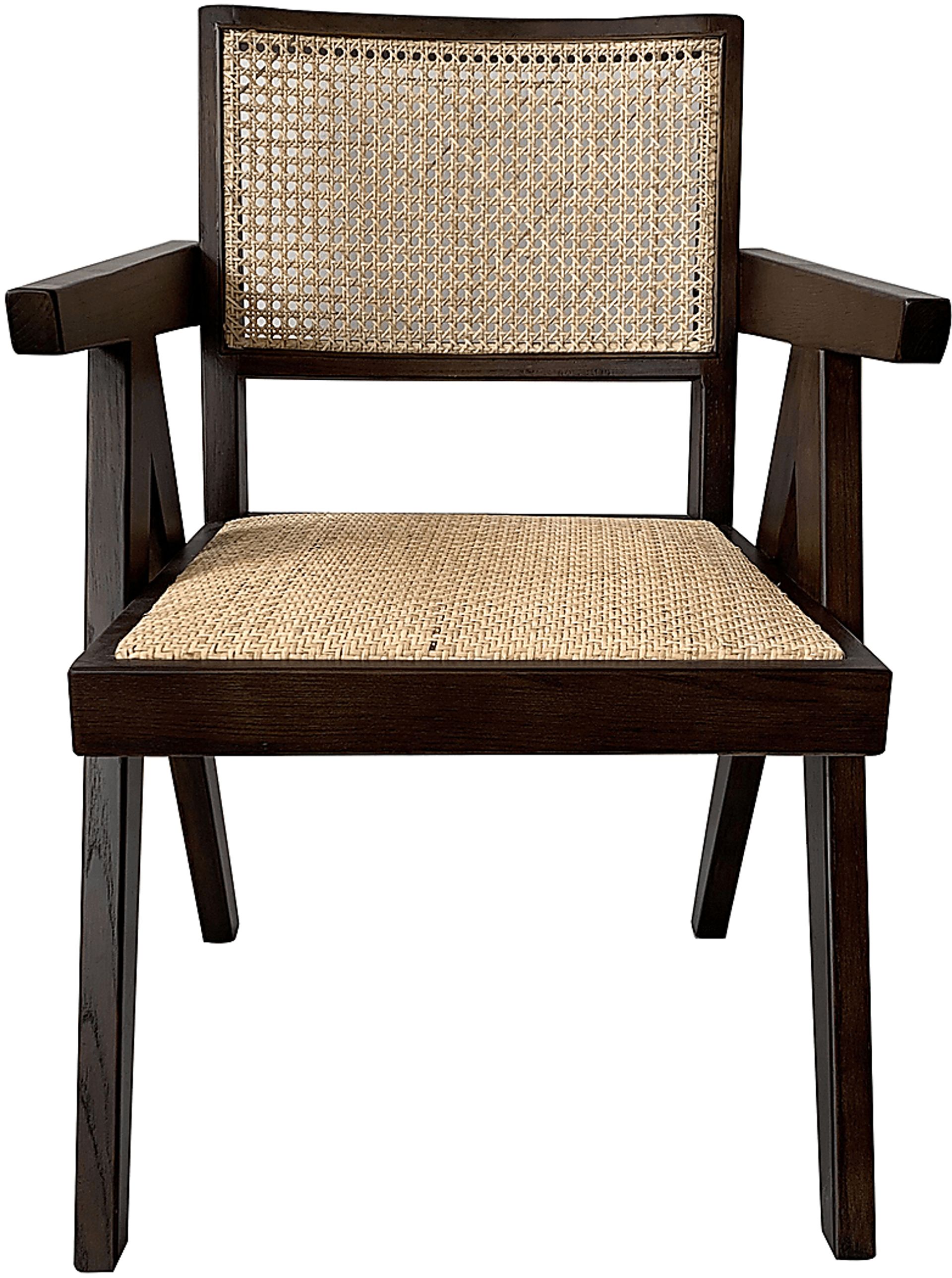 Caplon Black Arm Chair, Set of 2 - Image 2