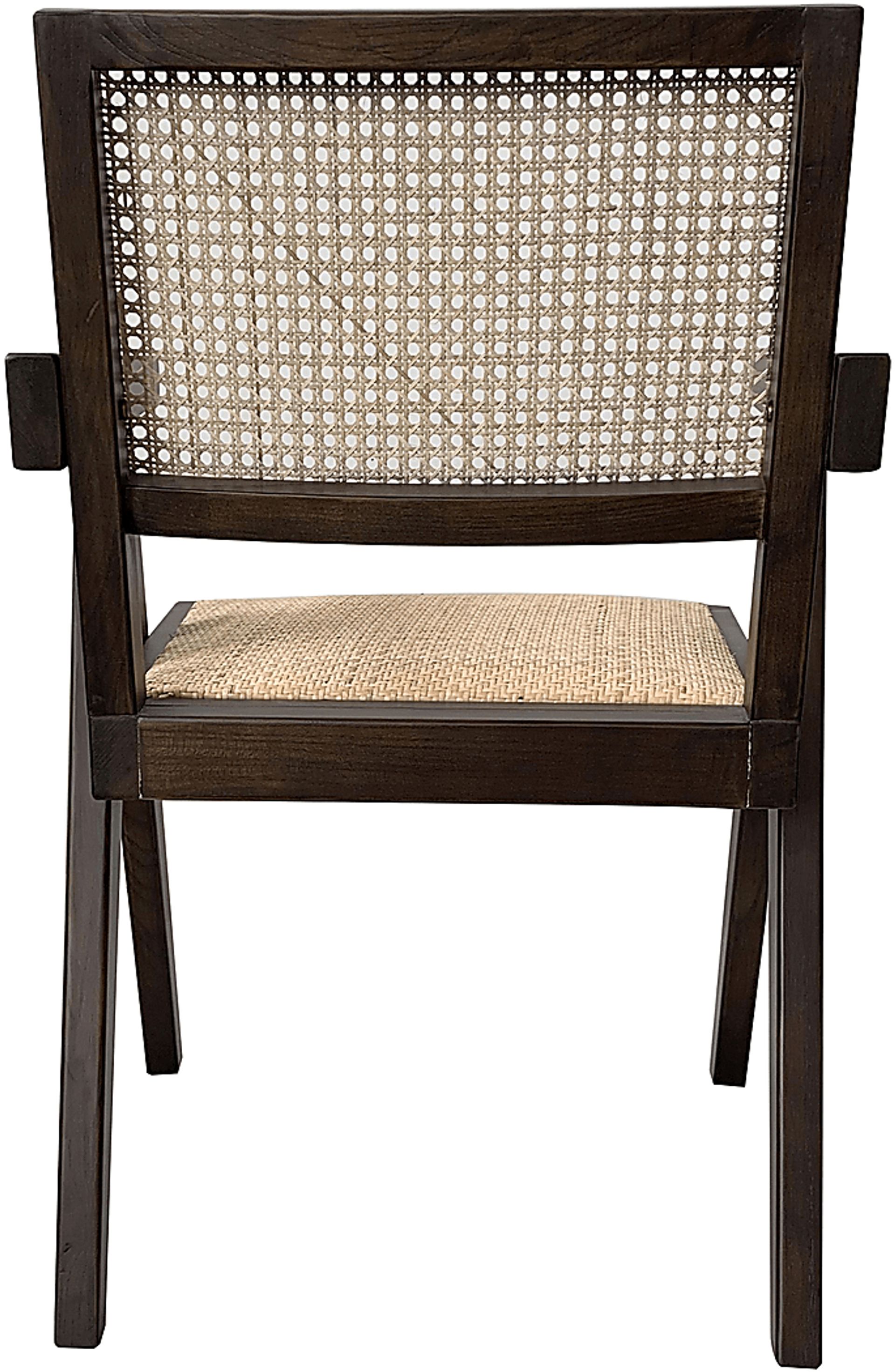 Caplon Black Arm Chair, Set of 2 - Image 4
