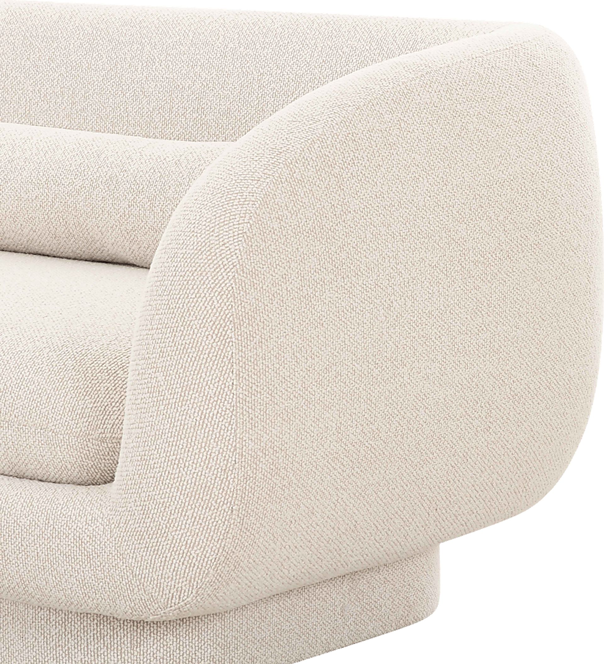 Capozzi Cream Sofa - Image 4