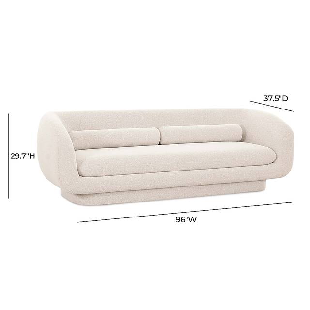 Capozzi Cream Sofa - Thumbnail - Image 5