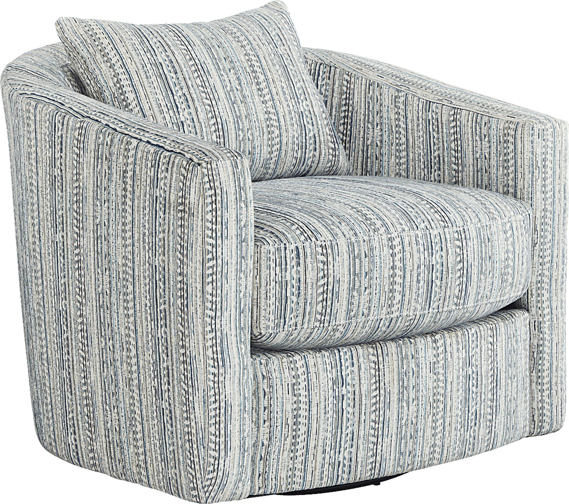 Caprice Beige Swivel Chair - Image 1
