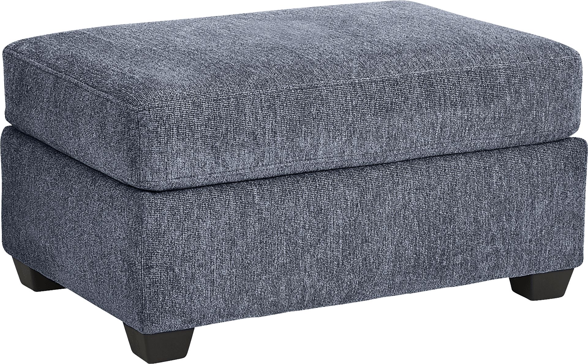 Caprice Navy Ottoman - Image 1