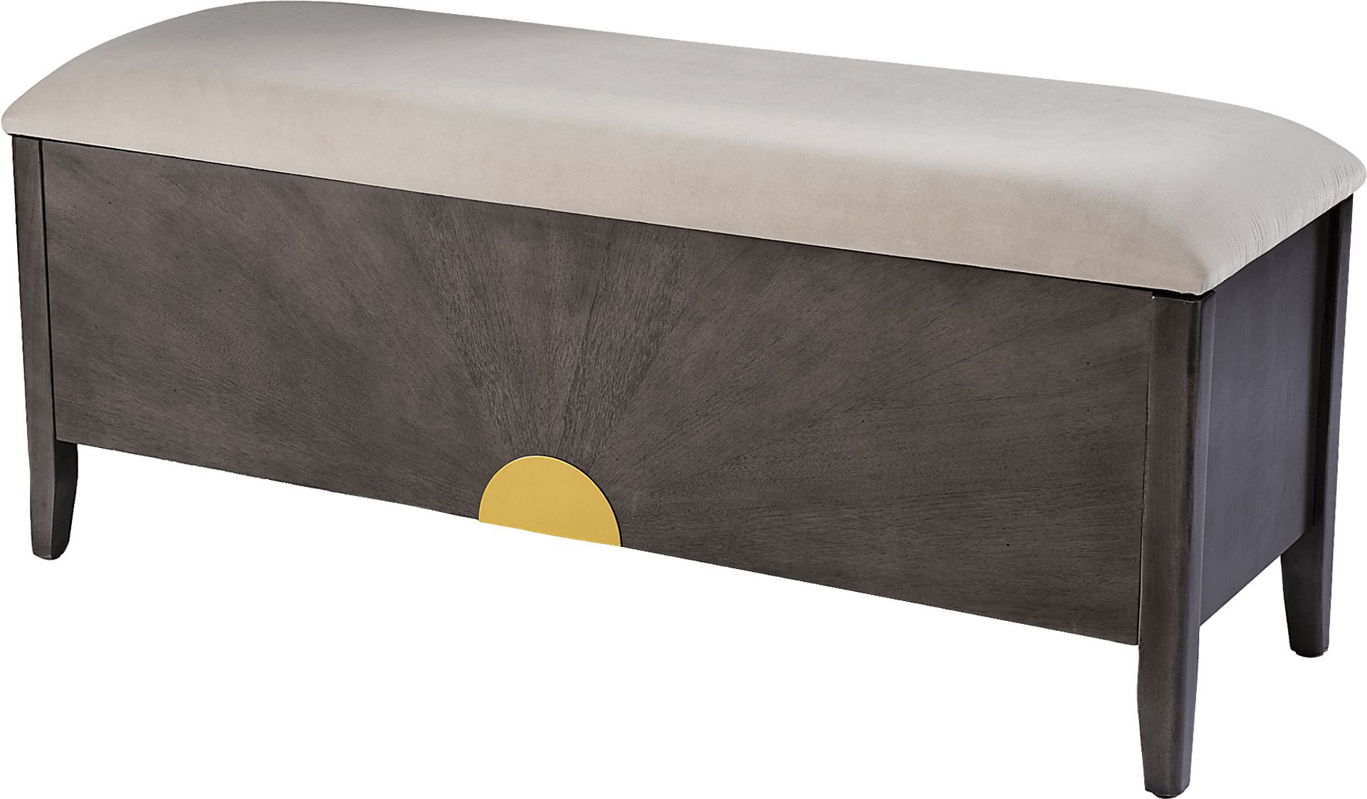 Capriola Gray Accent Bench - Image 1