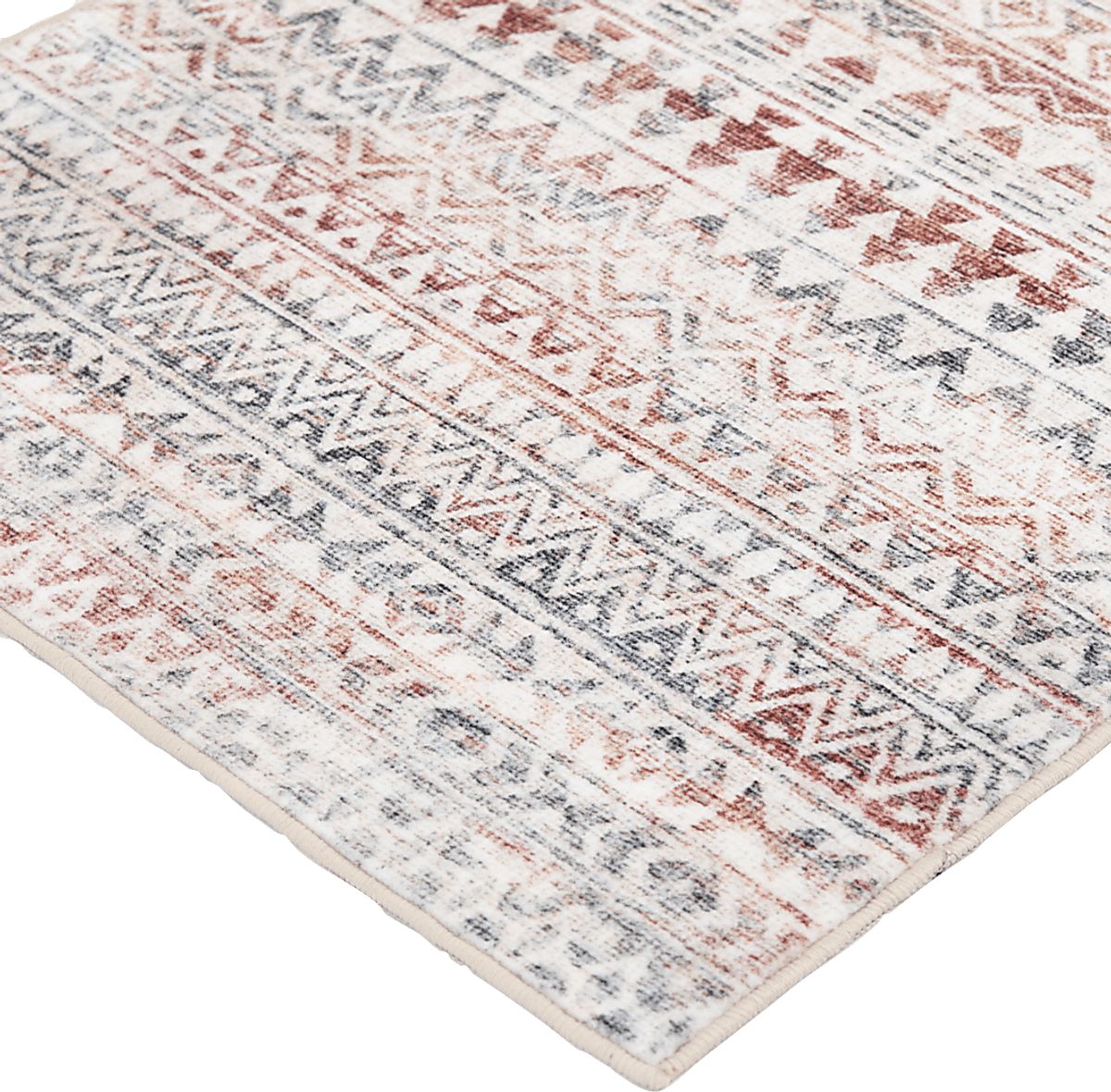 Capshaw Multi Polyester Fabric Rug | Rooms to Go